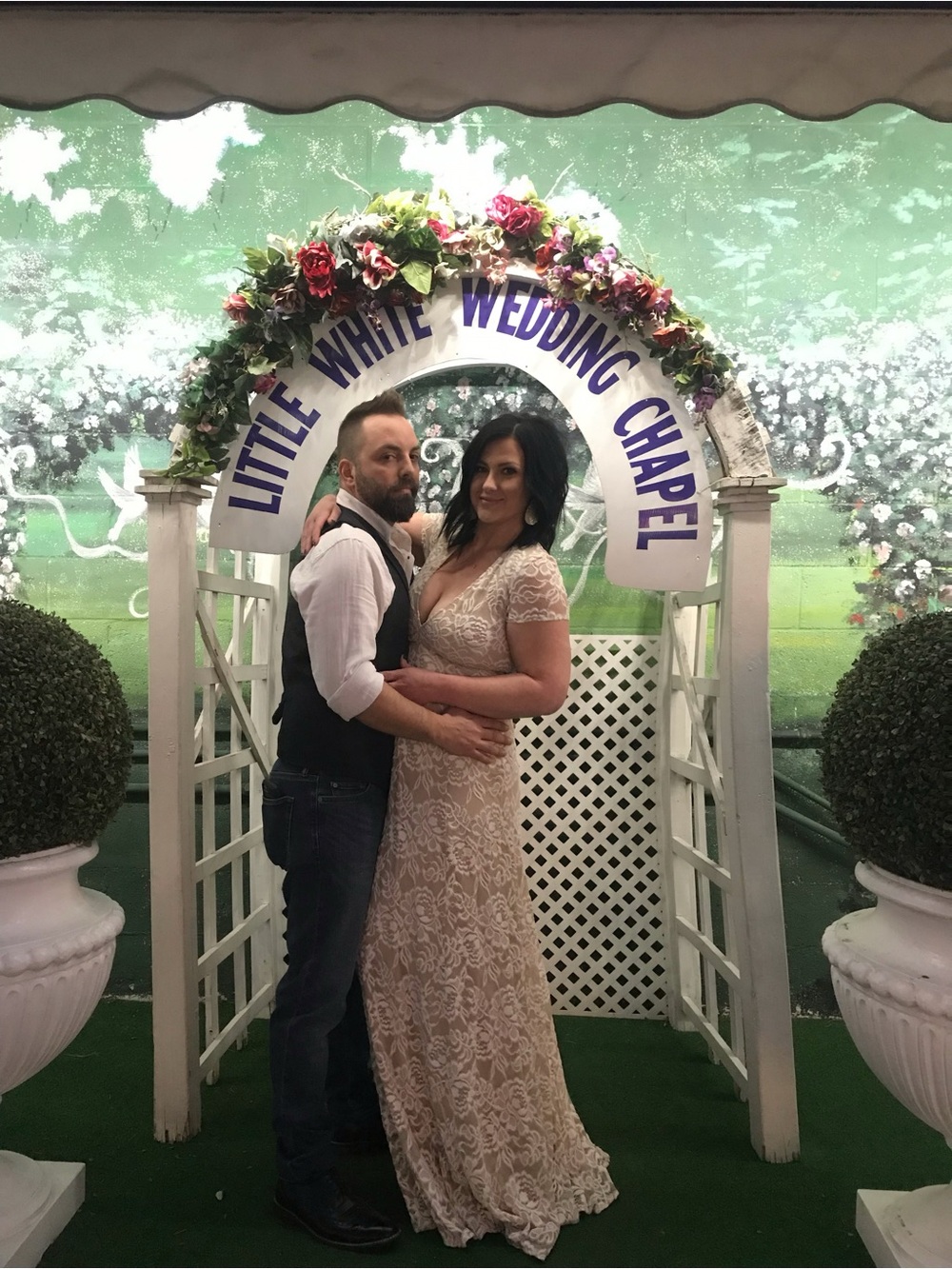 My Vegas wedding dress!